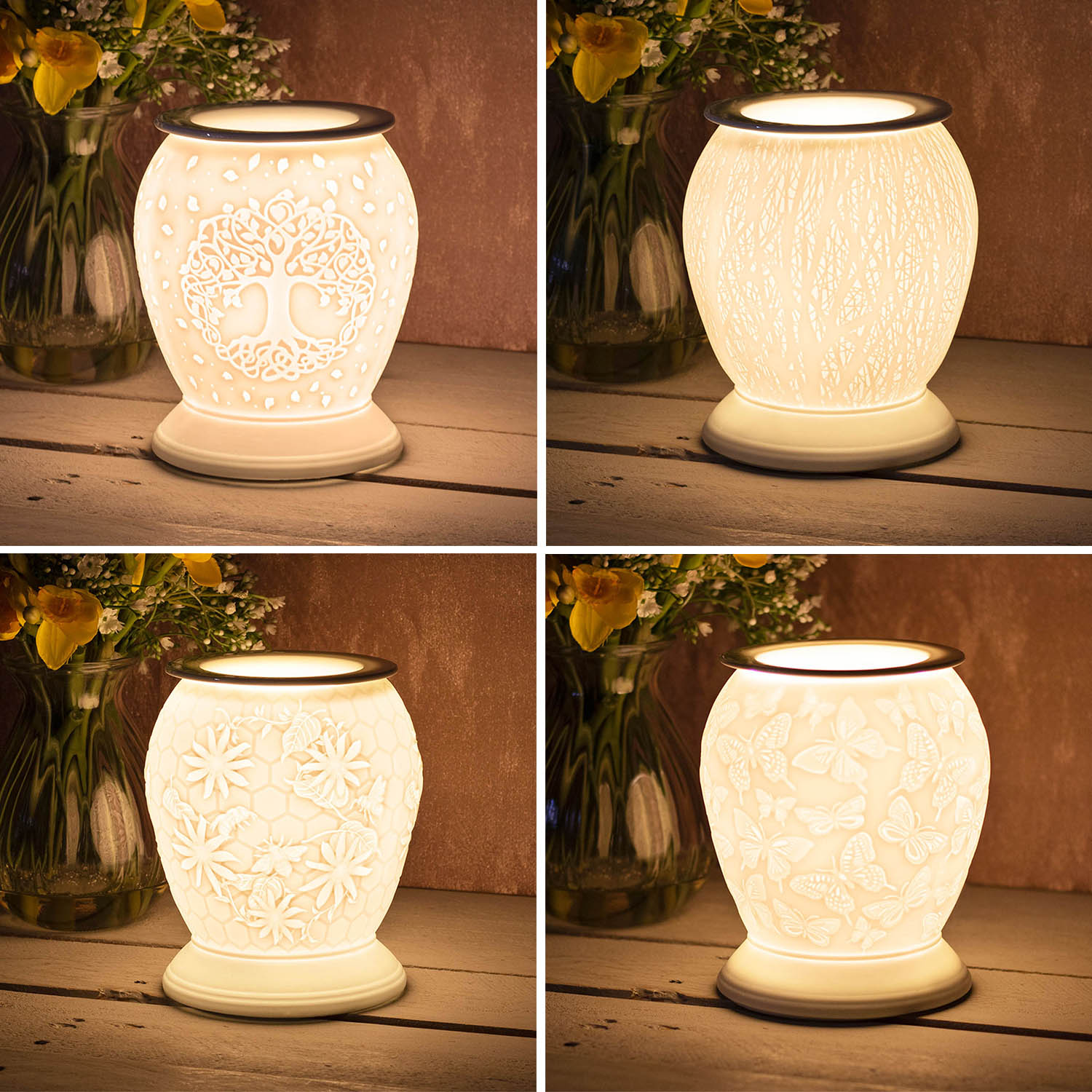 Electric Scented Wax Warmer Aroma Fragrance Diffuser Wax Melt Oil